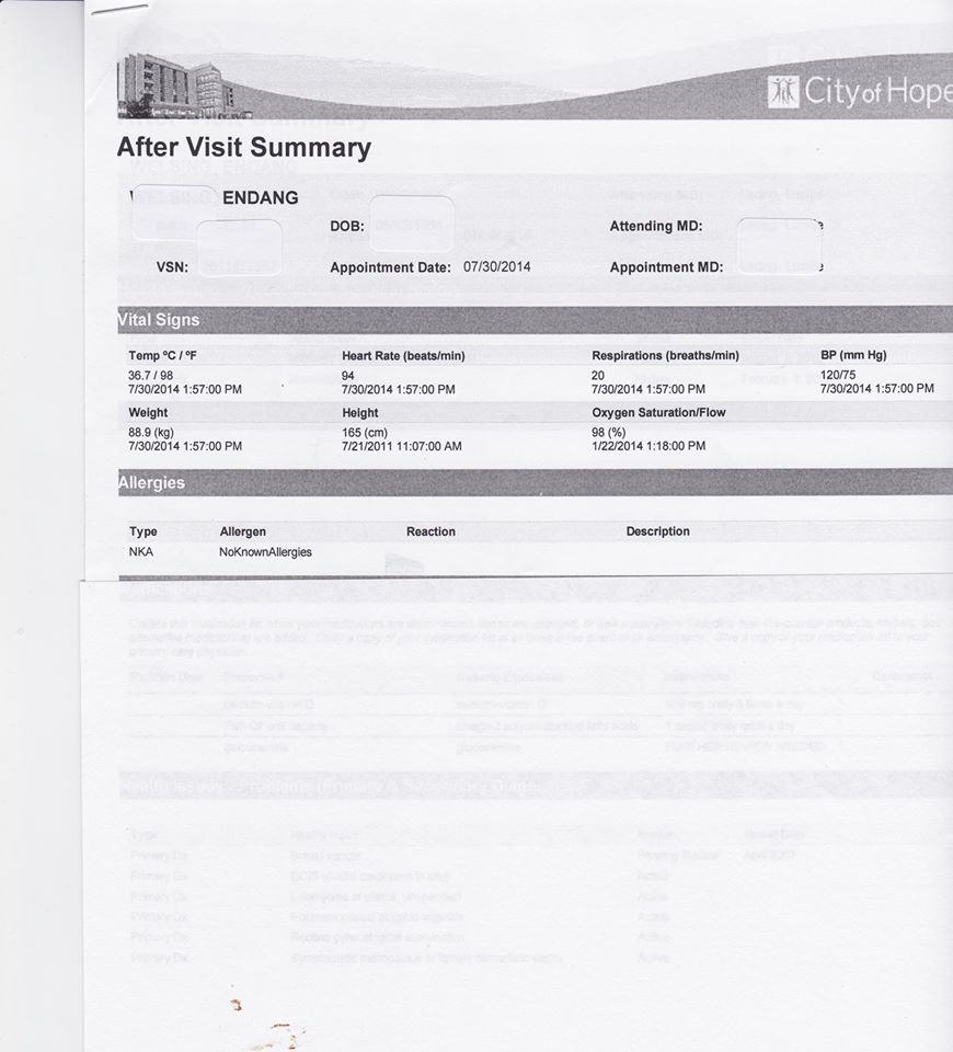 Endang - Blood Test #3